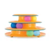 Petstages Tower of Tracks with Balls 3-Tiered Interactive Puzzle Cat Toy