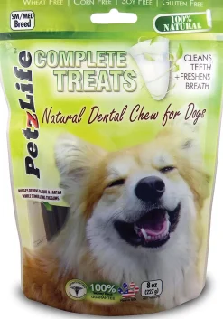 PETZLIFE Complete All-Natural Small Breed Dental Dog Treats - 8 oz