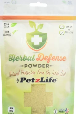 PETZLIFE Herbal Defense All-Natural Flea and Tick Cat and Dog Powder
