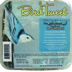 Pine Tree Farms Bird Tweet High Energy Suet Cakes Value Pack Wild Bird Food - 10 Pack