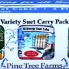 Pine Tree Farms Birdwatcher'S Variety Suet Cakes Value Pack Wild Bird Food - Nutty/Hi-Energy - 12 Pack