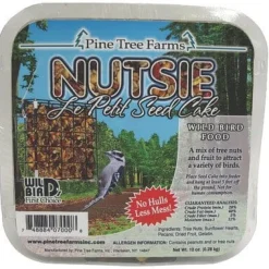 Pine Tree Farms Le Petit Seed Cake Wild Bird Food - Nutsie - 10 Oz