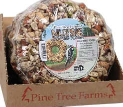 Pine Tree Farms Le Petit Seed Wreath Display Wild Bird Food - Nutsie - 1.5 Lbs - 6 Pack - 6 Pack