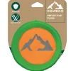 Playology Hound2O Reflective Flyer Frisbee Fetch Nylon Dog Toy - Orange
