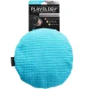 Playology Peanut Butter Scented Disc Crinkle and Plush Dog Toy with Encapsiscent Technology - Large