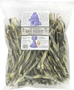 Polka Dog Bakery Cod Skin Dog Treats - 2 lbs Bulk
