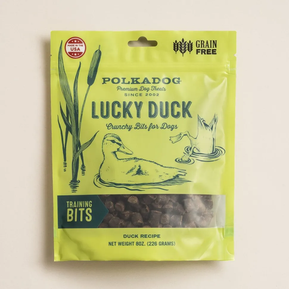 Polka Dog Bakery Lucky Duck Bone Bits Dehydrated Dog Treats - 5 Lbs Bulk