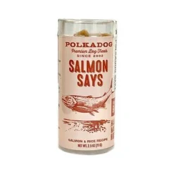 Polka Dog Bakery Salmon Says Training Bits Dehydrated Dog Treats - 2 Oz Tube