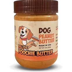 Poochie Butter Regular Jar Natural Dog Treats - 12 Oz
