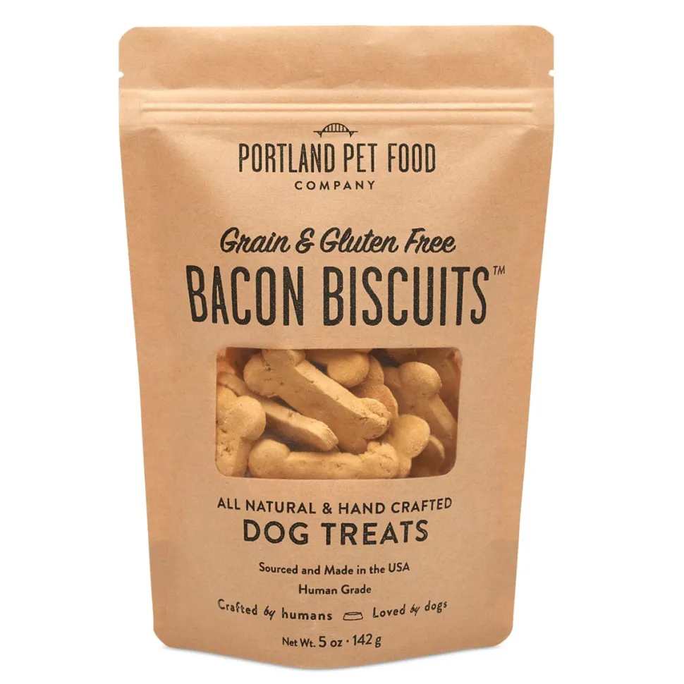 Portland Pet Food Grain-Free Pumpkin Crunchy Dog Biscuits Treats - 5 Oz