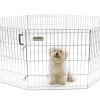 Precision Pet Products Exercise Pen Silver - 24 in