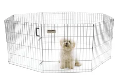 Precision Pet Products Exercise Pen Silver - 24 in