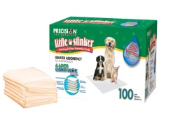 Precision Pet Products Little Stinker House Breaking Pads White - 100 Pack