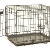 Precision Pet Products ProValu 2 Door Wire Dog Crate - Black - 42 in