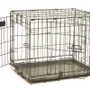Precision Pet Products ProValu 2 Door Wire Dog Crate - Black - 48 in