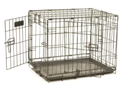 Precision Pet Products ProValu 2 Door Wire Dog Crate - Black - 48 in