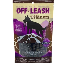 Presidio Natural OffLeash USA Tender Duck Dog Chewy Treats - 5 Oz