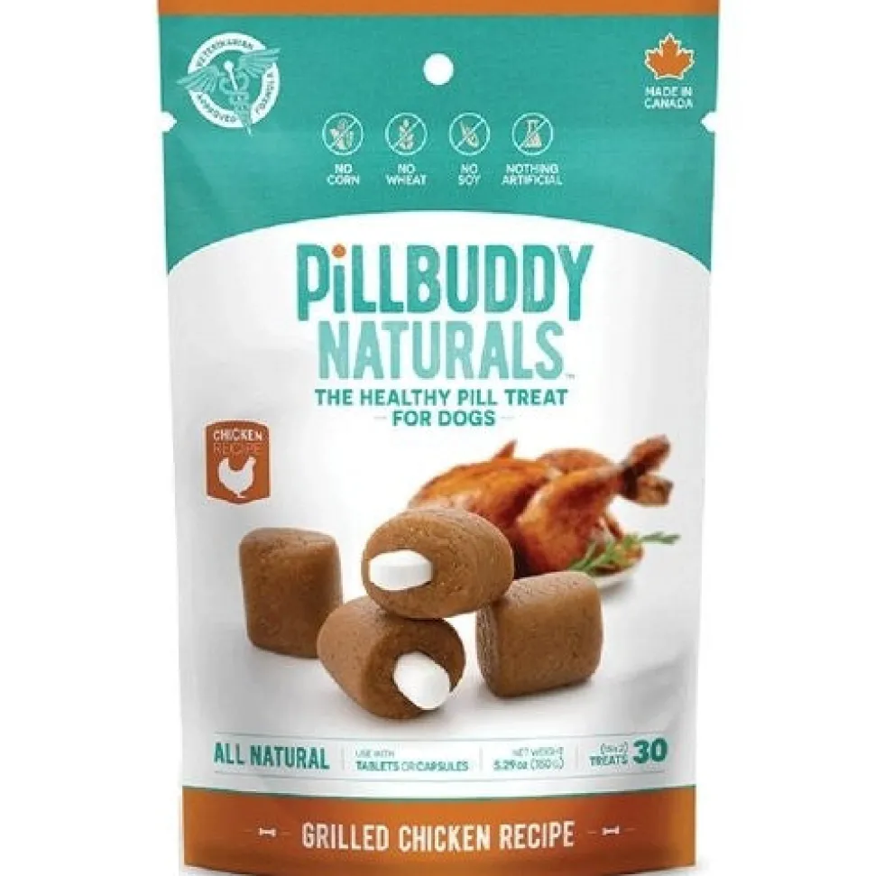 Presidio Natural Pill Buddy Natural Chicken Dog Chewy Treats - 150 Grams