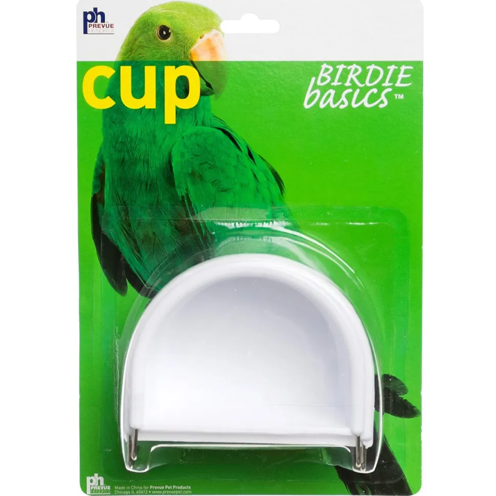 Prevue Hendryx Birdie Basics Hanging Half-Round Bird Cage Cup - Large