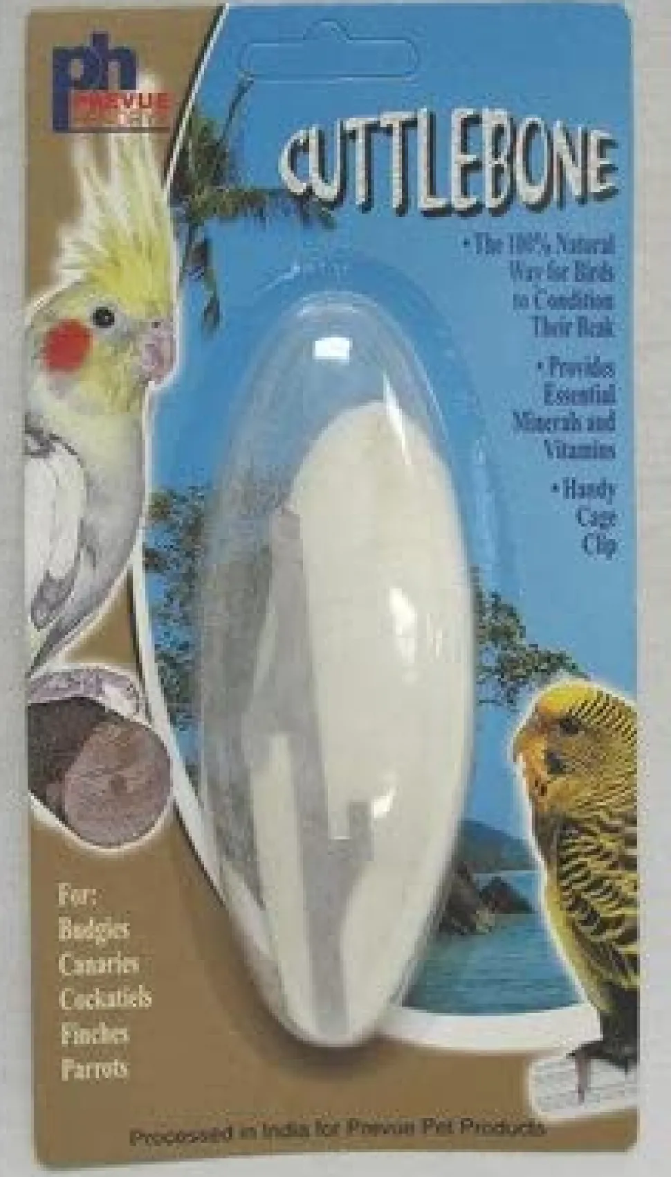 Prevue Hendryx Birdie Basics Cuttlebone - Large - 6" - 1 pk