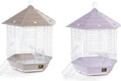 Prevue Hendryx Copacabana Bird Cage - Assorted Colors - Multipack - 12" dia x 21.5" - Pack of 6