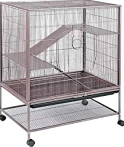 Prevue Hendryx Critter Animal Cage - Dusted Rose - 31" x 20.5" x 40"