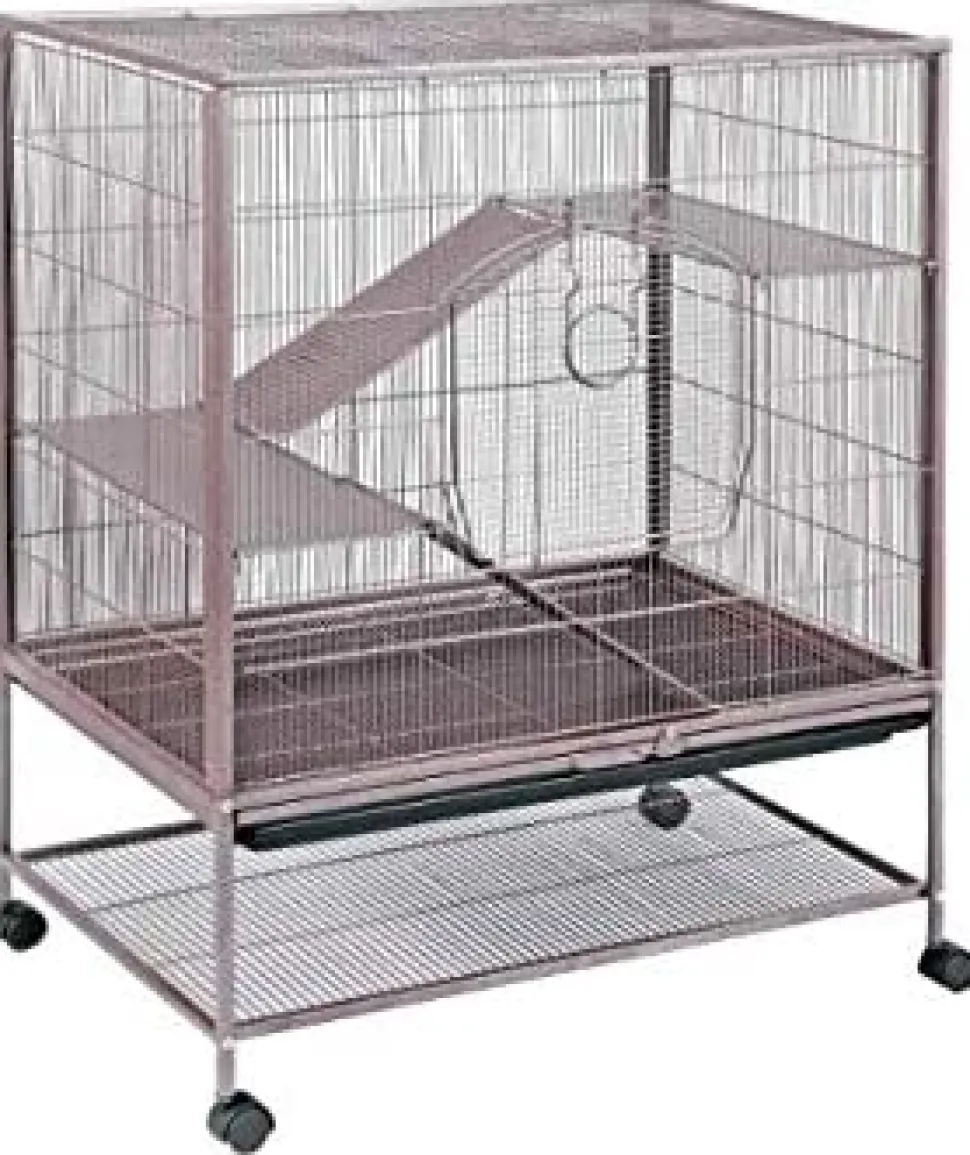 Prevue Hendryx Critter Animal Cage - Dusted Rose - 31" x 20.5" x 40"