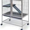 Prevue Hendryx Frisky Ferret Cage - Silver - 25.13" x 17.13" x 33.75"