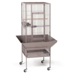 Prevue Hendryx Park Plaza Bird Cage - Blush - 18" x 18" x 49"