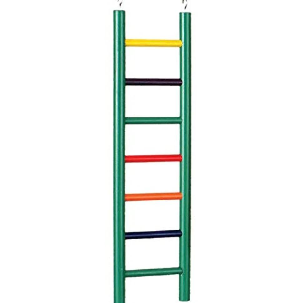 Prevue Hendryx 7-rung Wood Bird Ladder - Multi-color