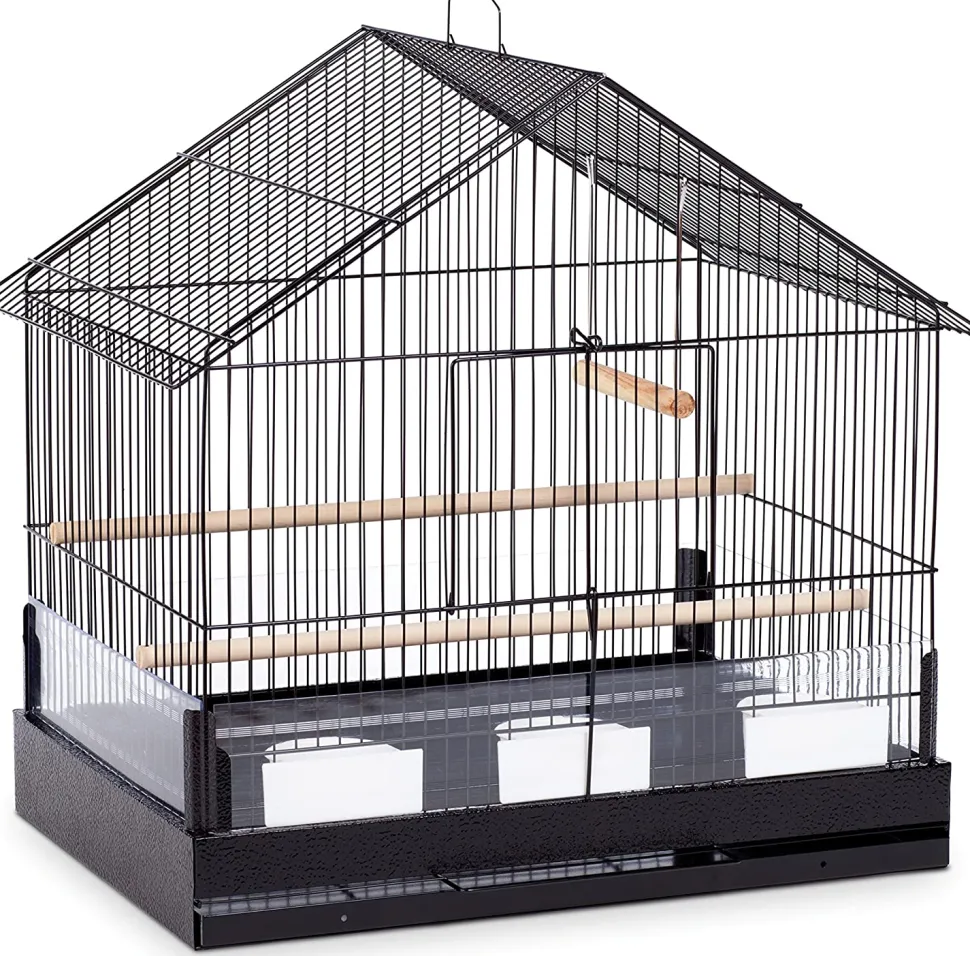 Prevue Hendryx The Lincoln Bird Cage - Black - 22" x 15" x 23"