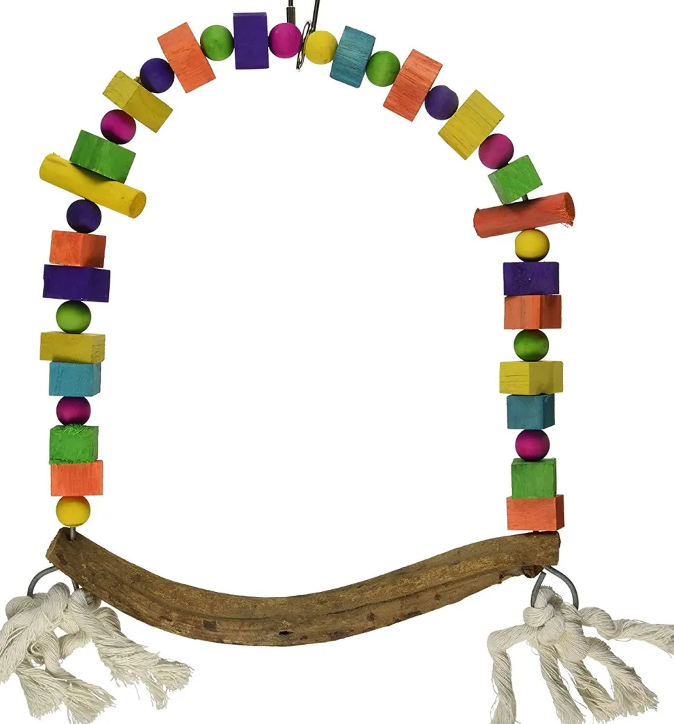 Prevue Hendryx Wacky Wood Bird Swing