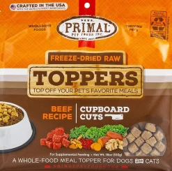 Primal Cupboard Beef Freeze-Dried Dog Treats - 18 Oz