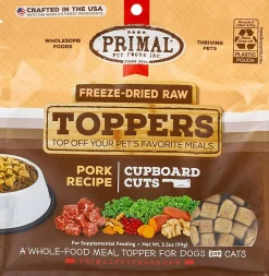Primal Cupboard Pork Freeze-Dried Dog Treats - 3.5 Oz