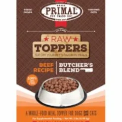 Primal Dog and Cat Frozen Butcher's Blend Topper Beef - 2 lbs