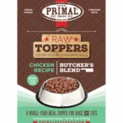 Primal Dog and Cat Frozen Butcher's Blend Topper Chicken - 2 lbs