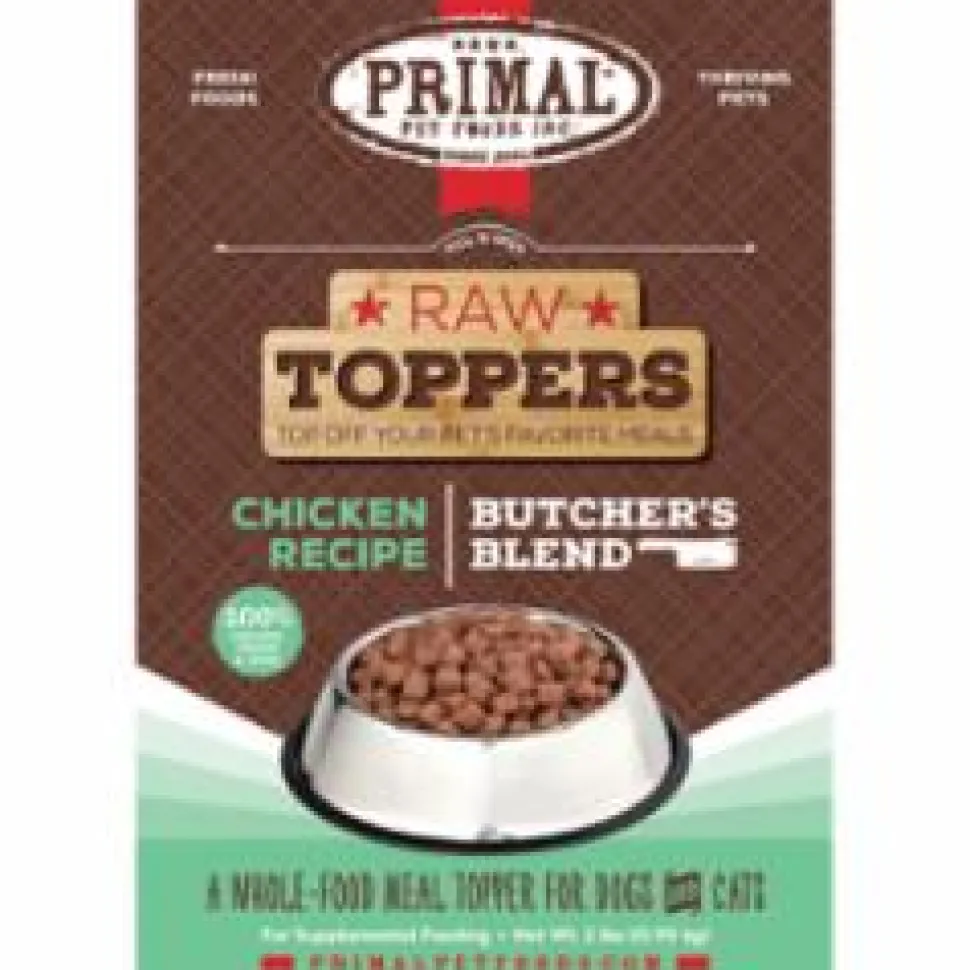 Primal Dog and Cat Frozen Butcher's Blend Topper Chicken - 2 lbs