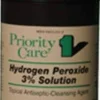 Priority Care Hydrogen Peroxide 3% Solution Veterinary Supplies Clean Sanitize & Misc - 16 Oz - 12 Pack