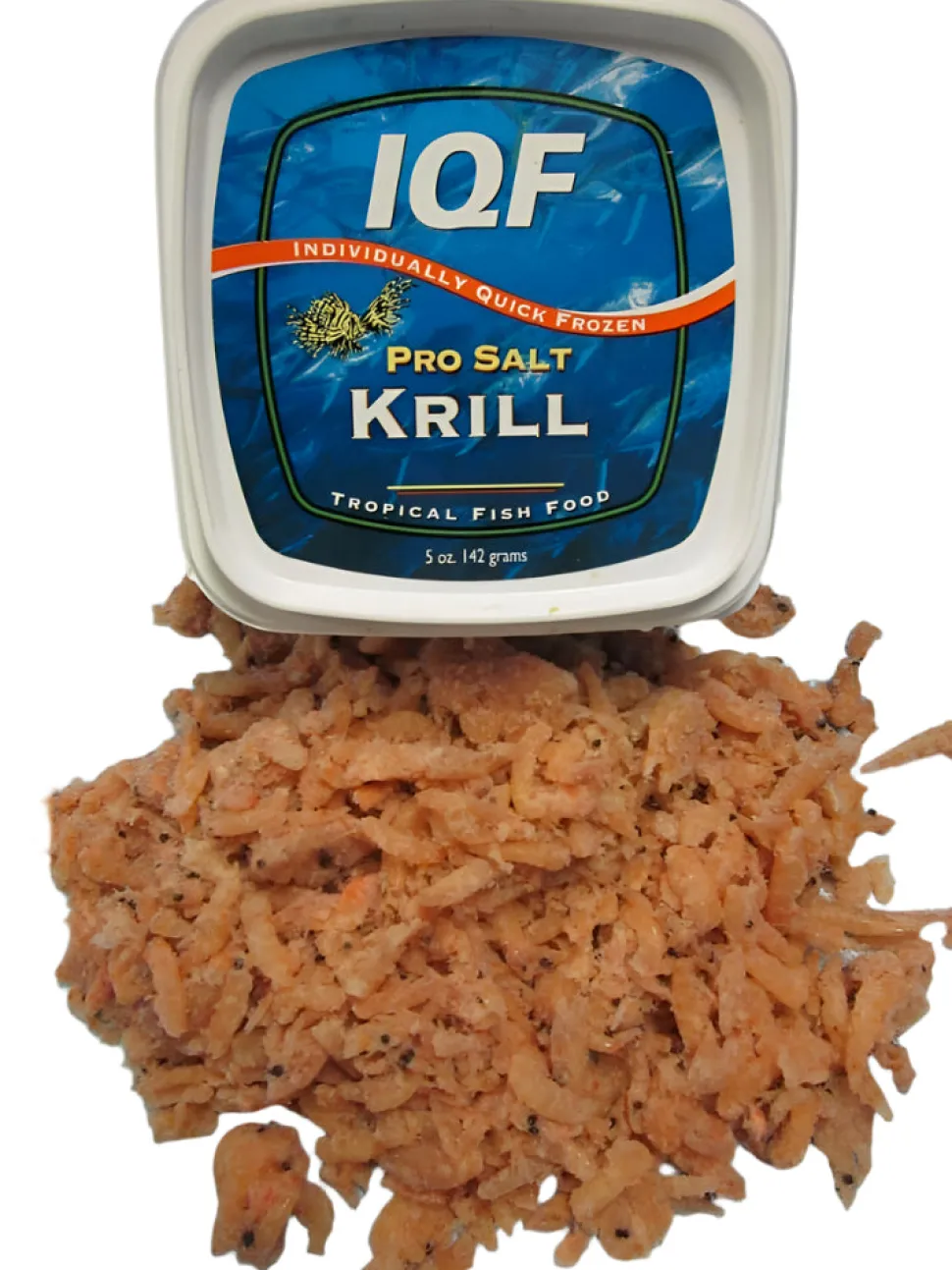 Pro Salt Krill IQF-Individually Quick Frozen Fish Food - 5 Oz