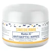 Proden Plaqueoff Swederma Therapeutic Keto-C Antiseptic Wipes for Dogs and Cats - 50ct