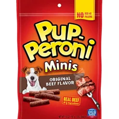 Pup-Peroni Real Sausage Flavored Soft and Chewy Dog Treats - 5.6 Oz - Case of 8