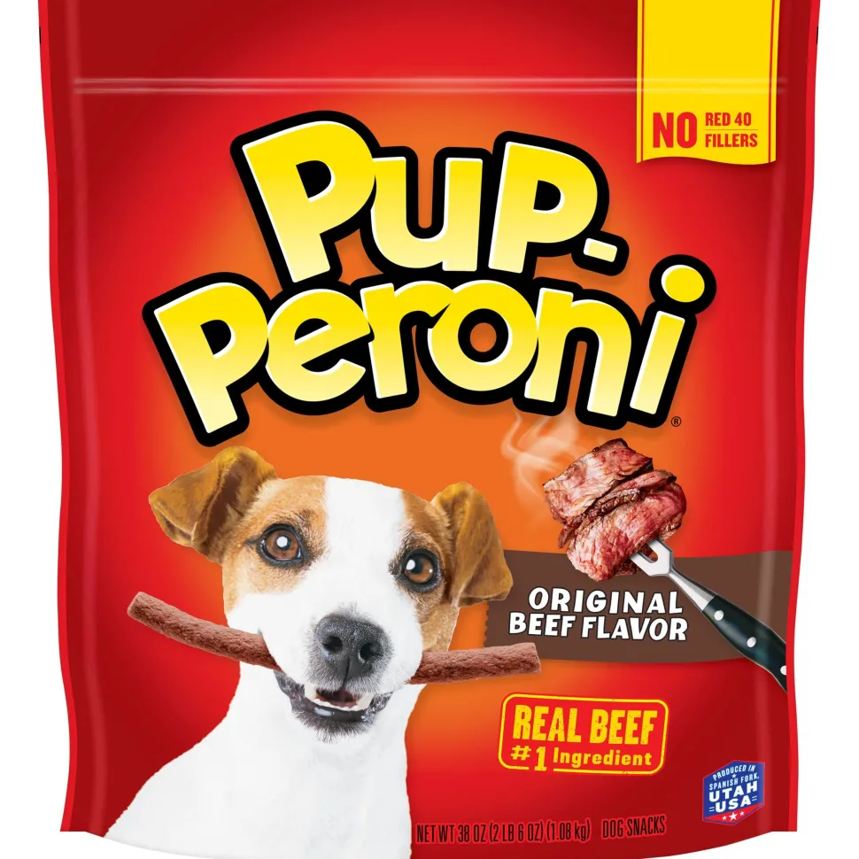 Pup-Peroni Rounds Beef Brisket Soft and Chewy Dog Treats - 5 Oz - Case of 8