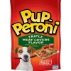 Pup-Peroni Triple Meat Lovers Bacon, Sausage, and Pepperoni Flavored Dog Treats