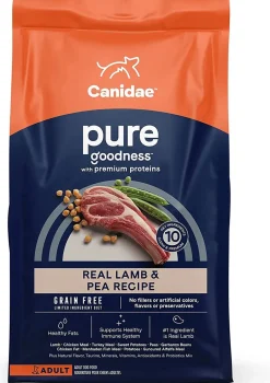 Pure Elements Grain-Free Dry Dog Food - Fresh Lamb - 4 Lbs