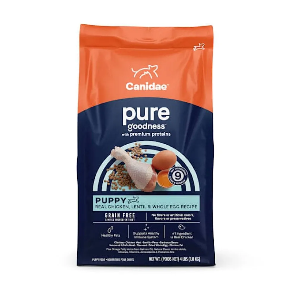 Pure Foundations Grain-Free Puppy Food Trial Bag Dry Dog Food - Chicken and Lentil - 3.5 Lbs - 6 Pack
