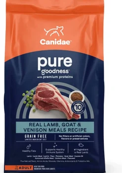 Pure Grain-Free Dry Dog Food - Lamb Buffalo and Venison - 24 Lbs