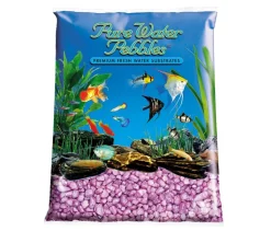 Pure Water Pebbles Premium Fresh Water Frosted Aquarium Gravel Lavender - 25 lbs - 2 Count