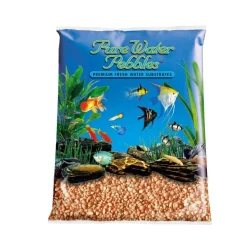 Pure Water Pebbles Premium Fresh Water Coated Aquarium Gravel Neon Pink - 5 lbs - 6 Count