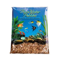 Pure Water Pebbles Premium Fresh Water Nutty Pebbles Natural Aquarium Gravel - 25 lbs - 2 Count