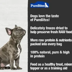Purebites Cheddar Cheese Freeze-Dried Dog Treats - 8.2 oz Bag